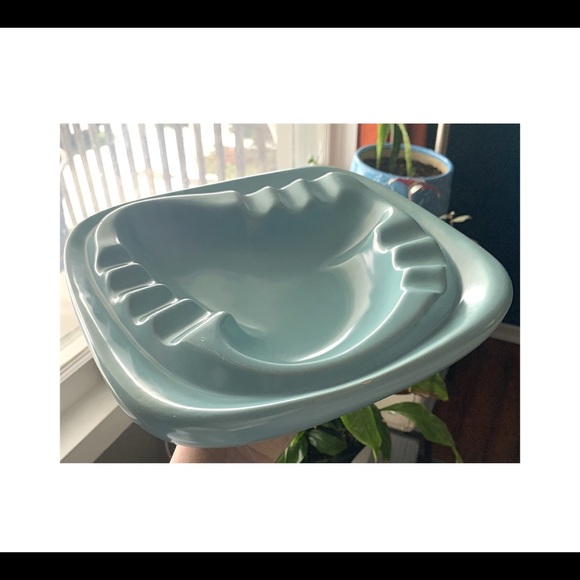 Vintage Ashtray Ceramic Boomerang Atomic Mid Century Modern Conversation Pit - Picture 4 of 9